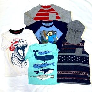 Bundle of 5 boys shirts